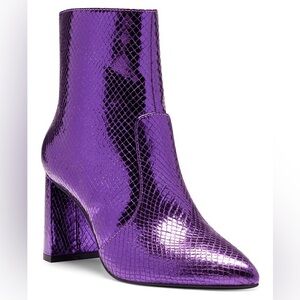 International Concepts Purple Bootie